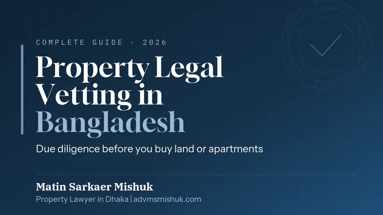 legal vetting in BD