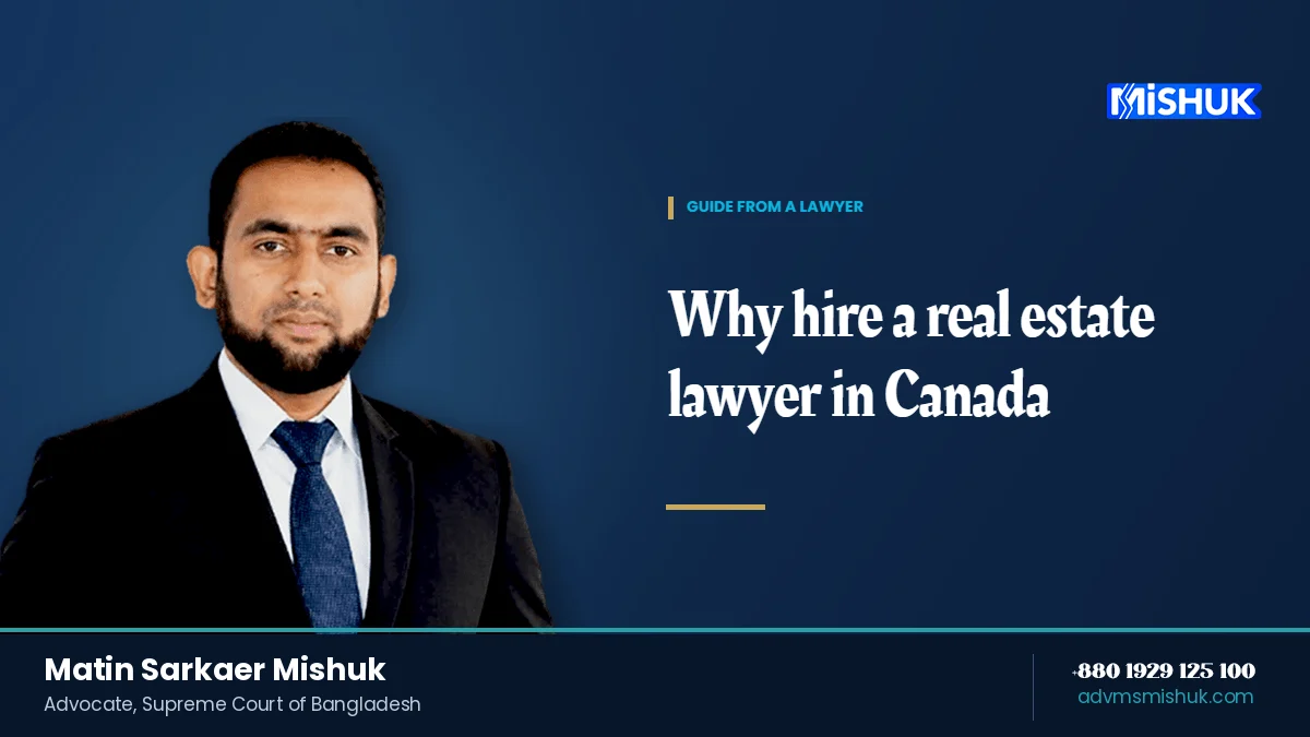 Importance of hiring a real estate lawyer in Canada